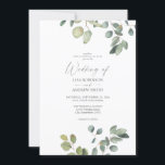 Rustic Eucalyptus Duo Greenery Wedding Invitation Kaart<br><div class="desc">Verzend een mooie,  rustige,  elegante,  en moderne Eucalyptus Greenery Wedding Noeming die uw thema en bloemen met dit Robuuste Eucalyptus Duo Greenery ontwerp aanpast. Zie het Rustic Eucalyptus Duo Greenery collectie voor meer ontwerpkeuzes.</div>
