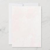 Rustic Eucalyptus Foliage Green & Sinaasappel Wedd Kaart (Achterkant)