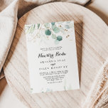 Rustic Eucalyptus Gold Floral Nuestra Boda Wedding Kaart<br><div class="desc">Deze nette eucalyptusgoudflorale nuestra boda bruiloft is perfect voor een eenvoudige bruiloft. Dit artistieke ontwerp kenmerkt handgetekende gouden florale en waterverf eucalyptusgroene bladeren,  die de natuurlijke schoonheid inspireren.</div>