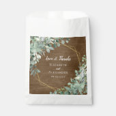 Rustic Eucalyptus Greenery Botanical Wedding Bedankzakje (Voorkant)