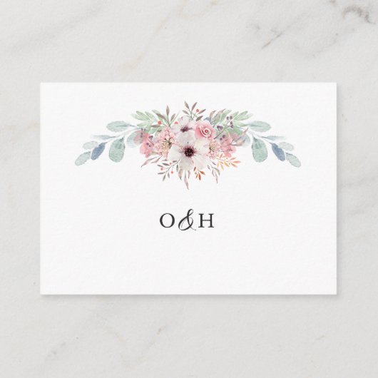 Rustic Eucalyptus Greenery - de Kaart van de Omslu (Achterkant)