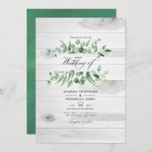 Rustic Eucalyptus Greenery QR Code Country Weddens