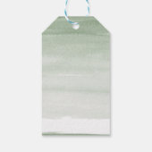 Rustic Eucalyptus Greenery Vrijgezellenfeest Cadeaulabel (Achterkant)