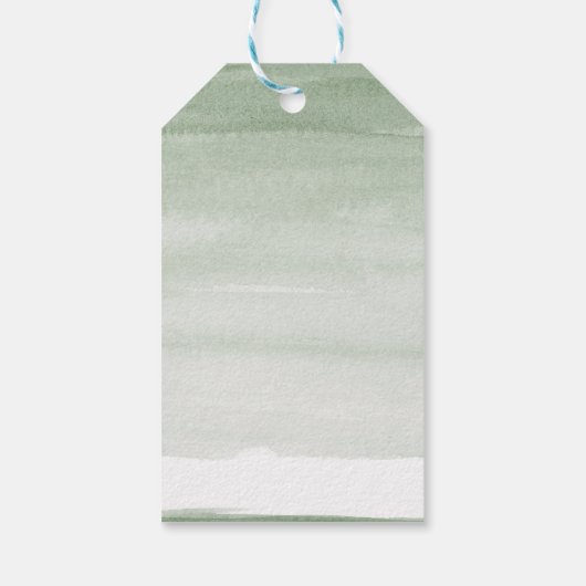 Rustic Eucalyptus Greenery Vrijgezellenfeest Cadeaulabel (Achterkant)