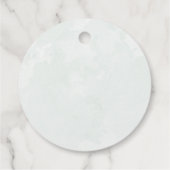 Rustic Eucalyptus Greenery Waterverf Wedding Bedankjes Labels (Achterkant)