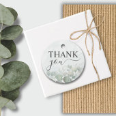 Rustic Eucalyptus Greenery Waterverf Wedding Bedankjes Labels