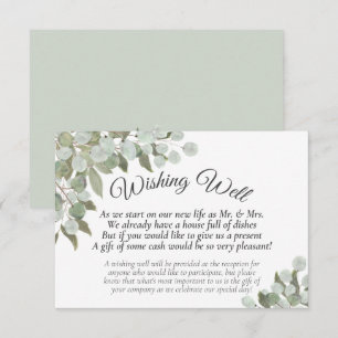 Rustic Eucalyptus & Greenery Wedding Goed Informatiekaartje