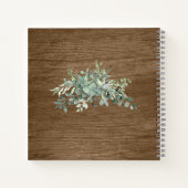 Rustic Eucalyptus Greenery Wedding Guest Book Notitieboek (Achterkant)