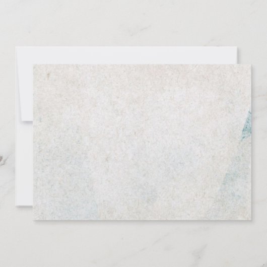 Rustic Eucalyptus Greenery Wedding Save the Date (Achterkant)