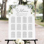 Rustic Eucalyptus Greenery Wedding Seating Chart Poster<br><div class="desc">Deze aanpasbare sjabloon van het zitvlak is ontworpen om te coördineren met het Boho Greenery bruiloft collectie en biedt waterverf eucalyptus en bladbladerblad en is voorzien van een elegante kalligrafie en een klasbare serif lettertype in het zwart. Als u geavanceerde wijzigingen wilt aanbrengen, selecteert u "Klik om verder aan te...</div>