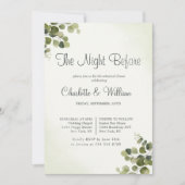 Rustic Eucalyptus laat budgetrepetitie achter Kaart (Voorkant)