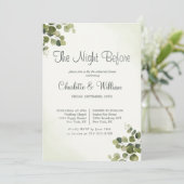 Rustic Eucalyptus laat budgetrepetitie achter Kaart (Staand voorkant)