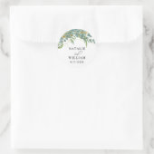 Rustic Eucalyptus Laurel Wedding Envelope Sticker (Tas)