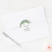 Rustic Eucalyptus Laurel Wedding Envelope Sticker (Envelop)