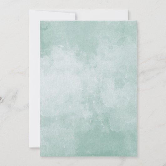 Rustic Eucalyptus Lavender Floral Islamic Wedding Kaart (Achterkant)