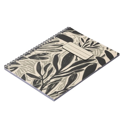 Rustic Eucalyptus Leaves & Branches Notitieboek (Linkerzijde)