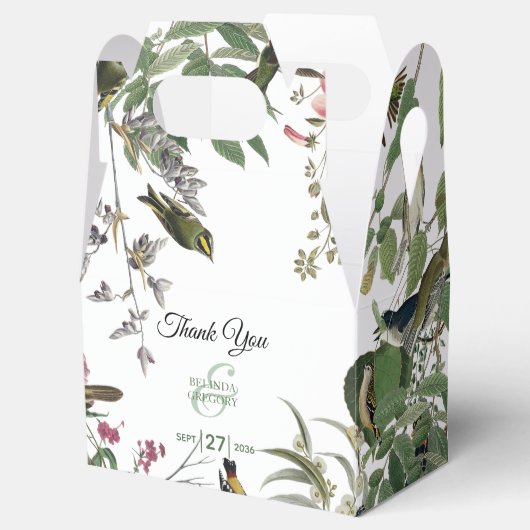 Rustic Eucalyptus Leaves  Greenery Wedding Bedankdoosjes (Geopend)