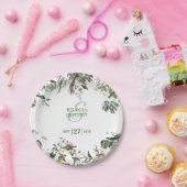 Rustic Eucalyptus Leaves Greenery Wedding Papieren Bordje (Feest)