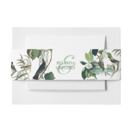 Rustic Eucalyptus Leaves  Greenery Wedding Uitnodigingen Wikkel