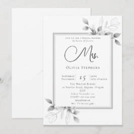 Rustic Eucalyptus Lijst Future Mrs Vrijgezellenfee Kaart