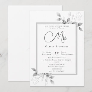 Rustic Eucalyptus Lijst Future Mrs Vrijgezellenfee Kaart