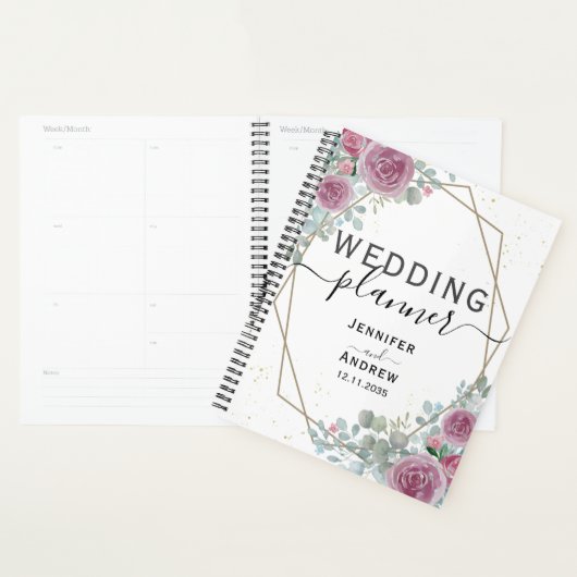 Rustic Eucalyptus & Roos Floral Wedding Planner (Display)