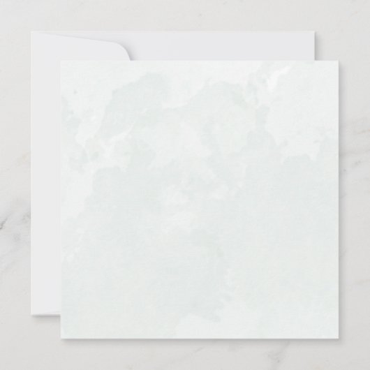 Rustic Eucalyptus Sage Green & Roze bruiloft Kaart (Achterkant)