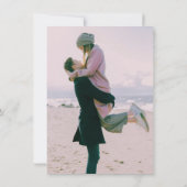 Rustic Eucalyptus sla de datumkaart op Kaart (Achterkant)