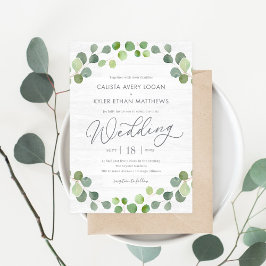 Rustic Eucalyptus Wedding REU Bedankkaart