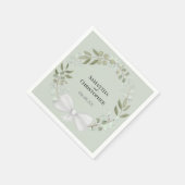 Rustic Eucalyptus Wreath Elegant Green Wedding Servet (Hoek)