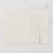 Rustic Evening Rural Wedding Save the Date Aankondigingskaart (Achterkant)