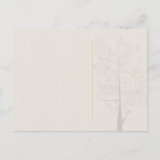 Rustic Evening Rural Wedding Save the Date Aankondigingskaart (Achterkant)