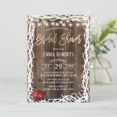 Rustic Fairy Tale Thorn Lijst Vrijgezellenfeest Kaart (Staand voorkant)