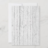 Rustic Fairy Tale Thorn Lijst Vrijgezellenfeest Kaart (Achterkant)