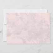 Rustic Fairytale Castle Bridal Shower Invitations Kaart (Achterkant)