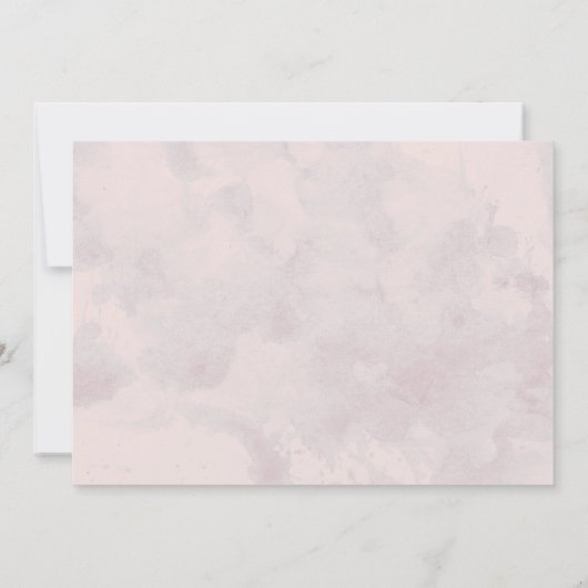 Rustic Fairytale Castle Wedding Invitations Kaart (Achterkant)