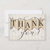 Rustic Faith Hope Love Christelijke bruiloft Bedankkaart (Voorkant)