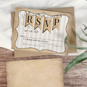 Rustic Faith Hope Love Christelijke bruiloft RSVP