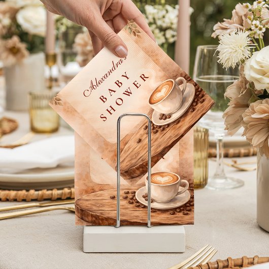 Rustic Fall A Baby Is Brewing Baby Shower Servet