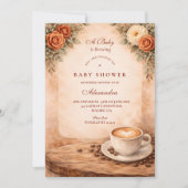 Rustic Fall A Baby Is Brewing Kaart (Voorkant)
