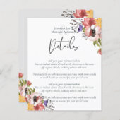 Rustic Fall Colors Wedding Collectie - Budget (Voorkant / Achterkant)