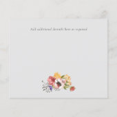 Rustic Fall Colors Wedding Collectie - Budget (Achterkant)