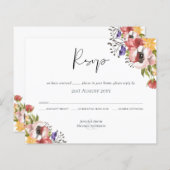 Rustic Fall Colors Wedding Collectie - Budget (Voorkant / Achterkant)