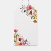 Rustic Fall Colors Wedding Collectie - Budget Cadeaulabel (Achterkant)