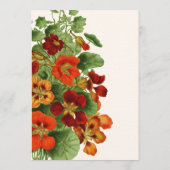 Rustic Fall Floral Modern Wedding Save the Date Kaart (Achterkant)