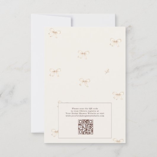 Rustic Fall in Love Pompoen QR Code Bruidsfeest Kaart (Achterkant)