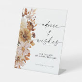 Rustic Fall laat advies en wensen achter Reclamebord Met Voetstuk (Voorkant)