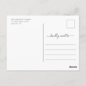 Rustic Fall Leaves Happy Thanksgiving Briefkaart (Achterkant)