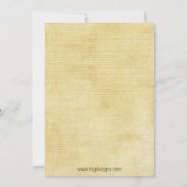 Rustic Fall Leaves Herfst Vrijgezellenfeest Kaart (Achterkant)