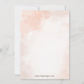 Rustic Fall Leaves Herfst Vrijgezellenfeest nodigt Kaart (Achterkant)